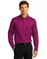 preview image of Port Authority   Long Sleeve SuperPro React   Twill Shirt. W808