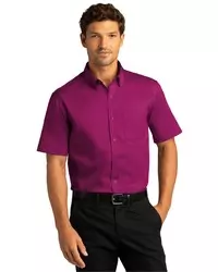 preview image of Port Authority   Short Sleeve SuperPro React   Twill Shirt. W809