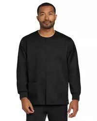 preview image of Wink WW3080 Unisex WorkFlex Snap-Front Scrub Jacket