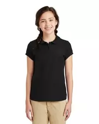 preview image of Port Authority   Girls Silk Touch   Peter Pan Collar Polo. YG503