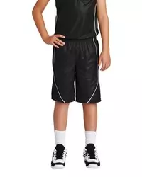 preview image of Sport-Tek   Youth PosiCharge   Mesh Reversible Spliced Short. YT565