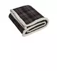 Black Uneven Plaid