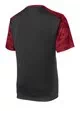 Black/ Deep Red