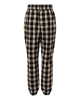 Black/ Ecru Buffalo Plaid