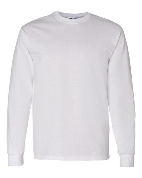 Gildan 5400 Heavy Cotton Long Sleeve T-Shirt - White