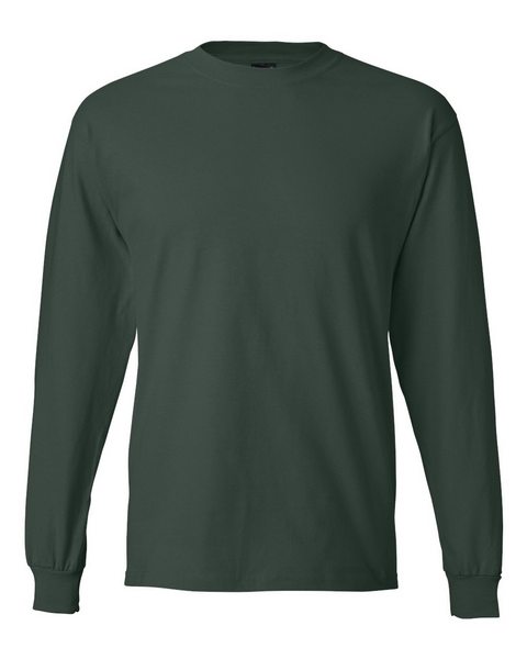 bulkapparel :: Hanes 5186 Beefy-T Long Sleeve T-Shirt