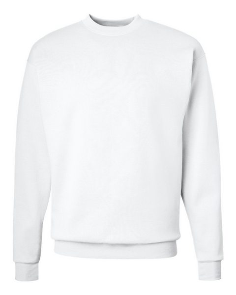 Hanes P160 Ecosmart Crewneck Sweatshirt - White