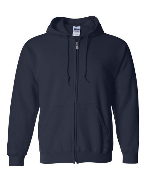 Gildan 18600 Heavy Blend Full-Zip Hooded Sweatshirt - Navy
