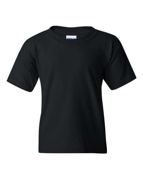 Gildan 5000B Heavy Cotton Youth T-Shirt - Black