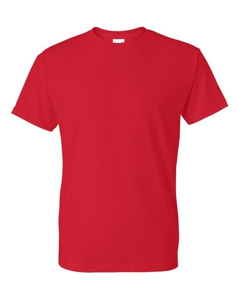 Gildan 8000 DryBlend 50/50 T-Shirt - Red