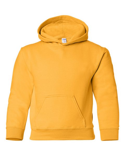 Gildan 18500B Heavy Blend Youth Hooded Sweatshirt - Gold