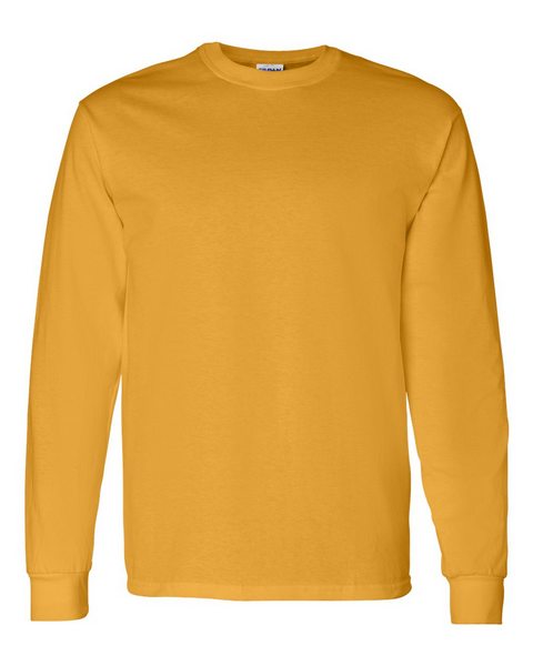 Gildan G540 Heavy Cotton Long Sleeve T-Shirt - Gold