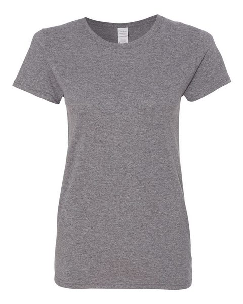 Gildan 5000L Heavy Cotton Women's Short Sleeve T-Shirt - Graphite Heather